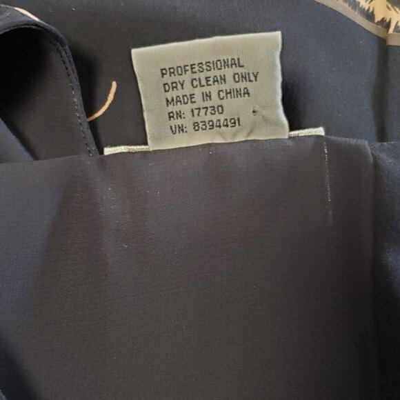 Vintage Silk Sleeveless Button Back Blouse Top Leopard Print Size 10 Field Manor - Picture 9 of 12